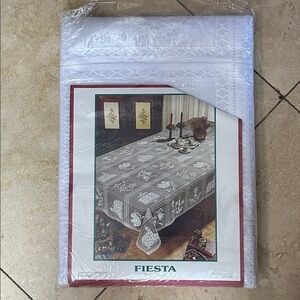 Vintage Lace Tablecloth • Made in Spain • NWT